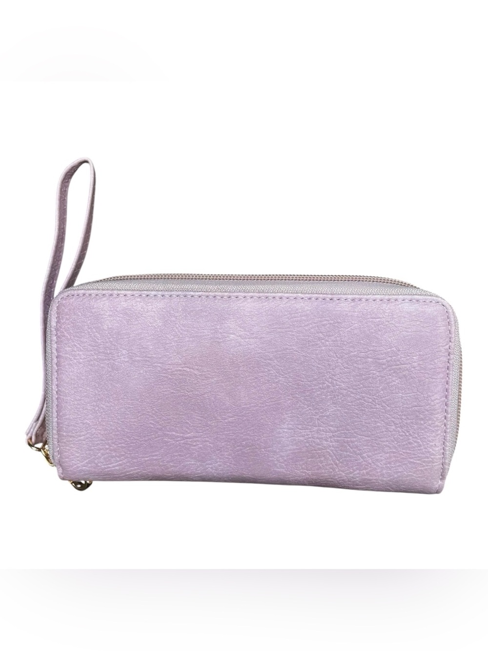Tory Burch Purple Lilac Leather trifold wallet with Gold logo. NWOT! - Picture 2 of 5